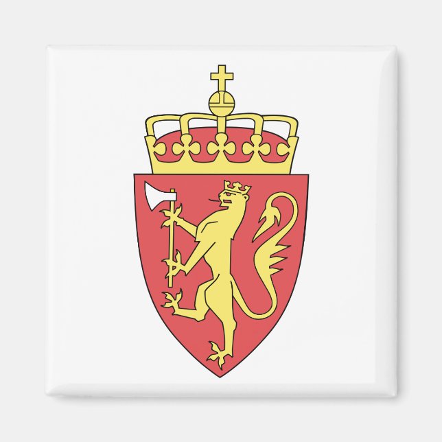 Imã emblema da noruega (Frente)