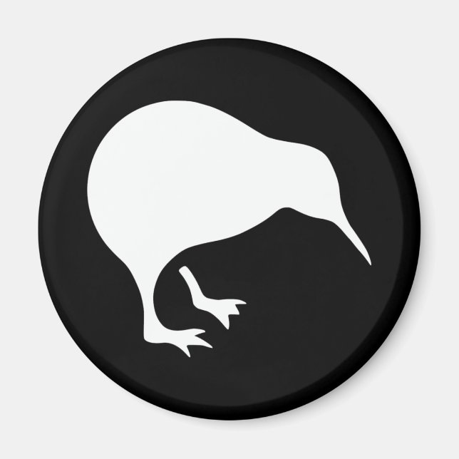 Imã emblema da Nova Zelândia do Kiwi (Frente)