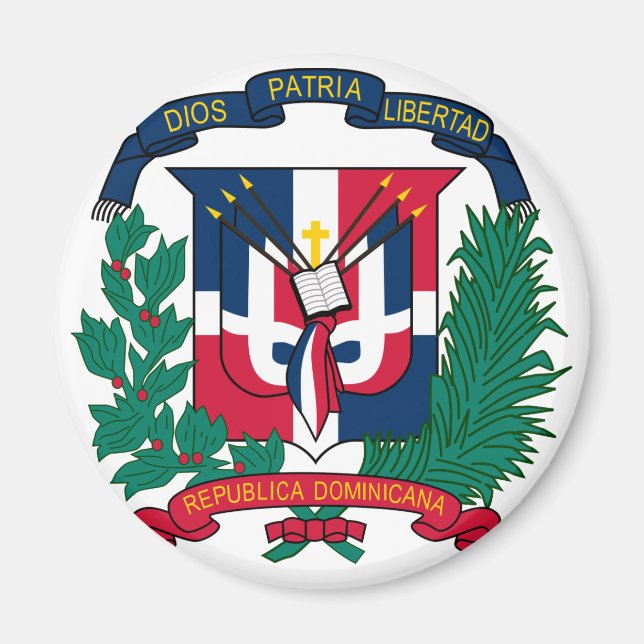 Imã emblema da república dominicana (Frente)