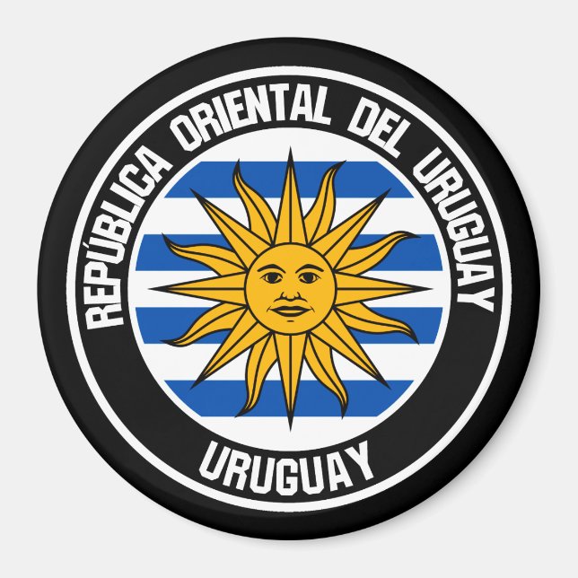Imã Emblema da Rodada Uruguai (Frente)
