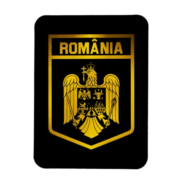 Ímã Emblema da Romênia (Vertical)