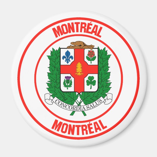 Imã Emblema da Ronda de Montreal (Frente)