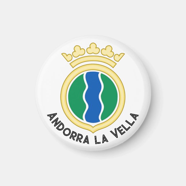 Imã Emblema de Andorra la Vella (Frente)