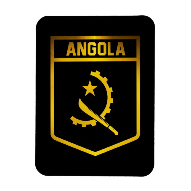 Ímã Emblema de Angola (Vertical)