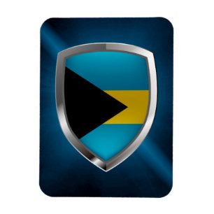 Ímã Emblema de Bahamas Mettalic