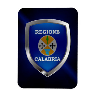 Ímã Emblema de Calabria Mettalic
