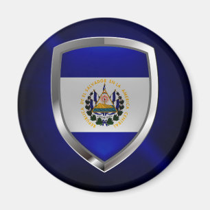 Imã Emblema de El Salvador Mettalic