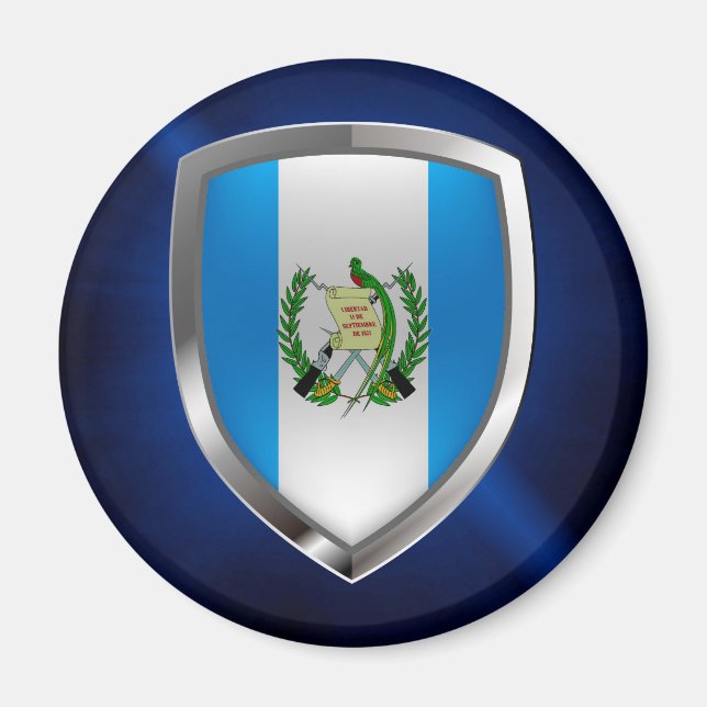 Imã Emblema de Guatemala Mettalic (Frente)