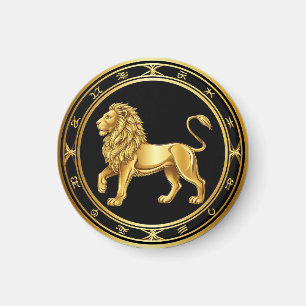 Imã Emblema de Leão do Zodíaco