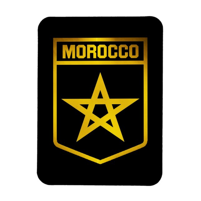 Ímã Emblema de Marrocos (Vertical)
