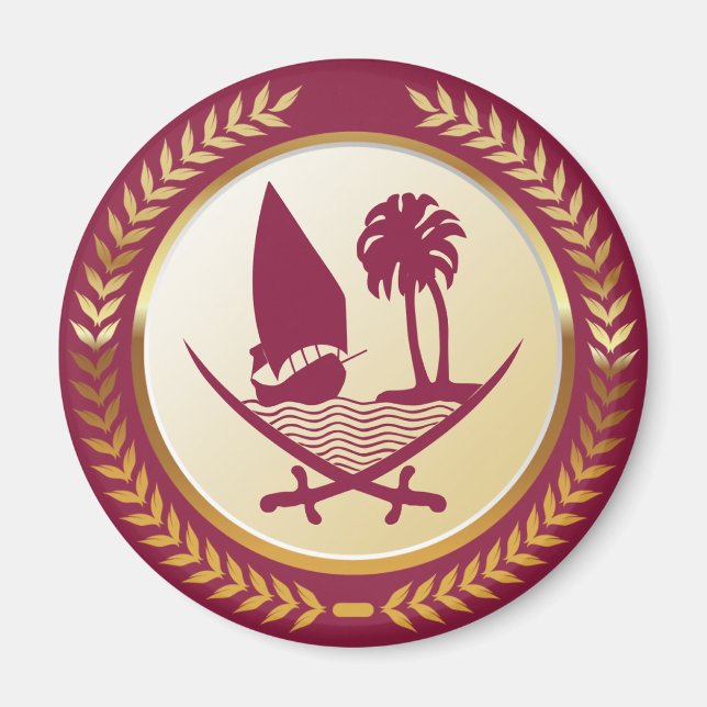 Imã Emblema do Catar (Frente)