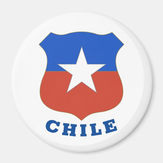 Imã Emblema do Chile (Frente)