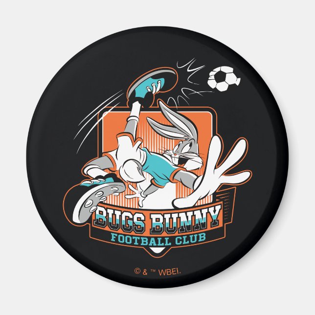 Imã Emblema do Clube de Futebol do BUGS BUNNY™ (Frente)