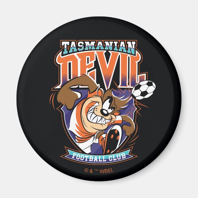 Imã Emblema do Clube de Futebol do Diabo da Tasmânia (Frente)