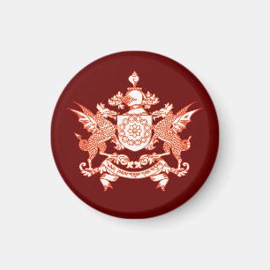 Imã Emblema do Estado Sikkim - ÍNDIA