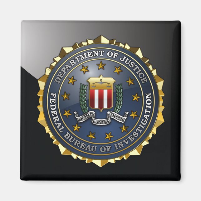 Imã Emblema do FBI (Frente)