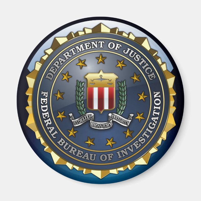 Imã Emblema do FBI (Frente)