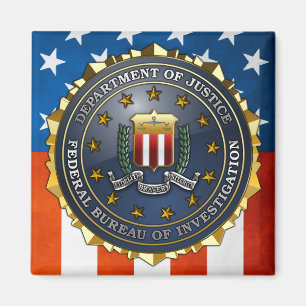 Imã Emblema do FBI