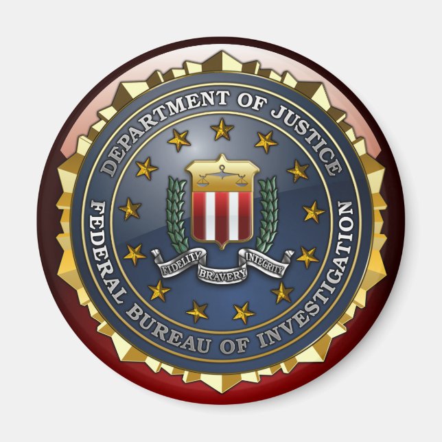 Imã Emblema do FBI (Frente)