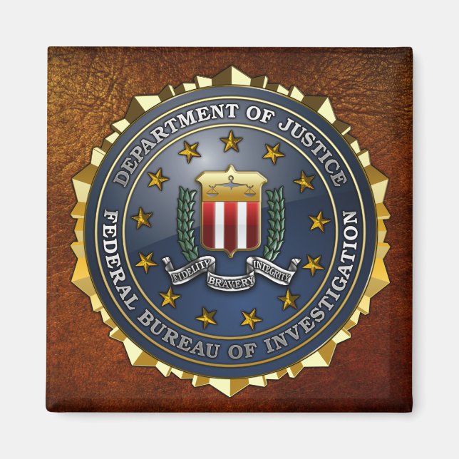 Imã Emblema do FBI (Frente)