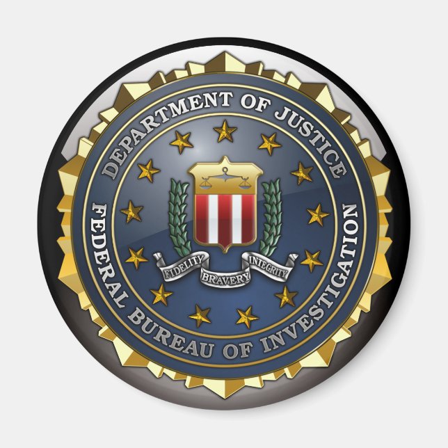 Imã Emblema do FBI (Frente)