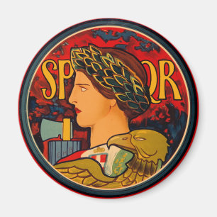 Imã Emblema do italiano de SPQR