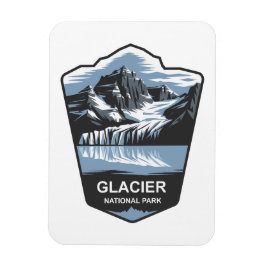 Ímã Emblema do Parque Nacional Glacier
