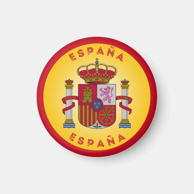 Imã Emblema do Patrimônio da Espanha (Frente)