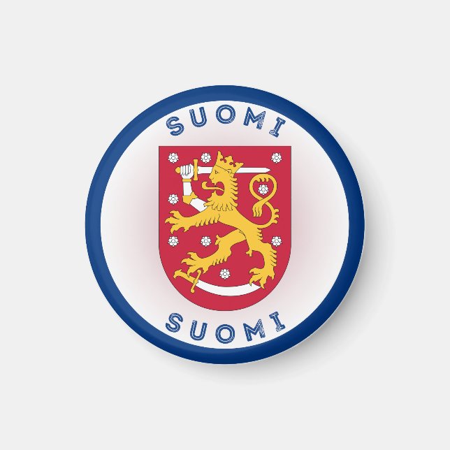Imã Emblema do Patrimônio da Finlândia (Frente)