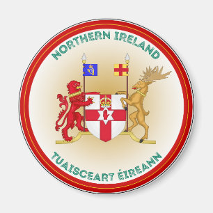 Imã Emblema do Patrimônio da Irlanda do Norte
