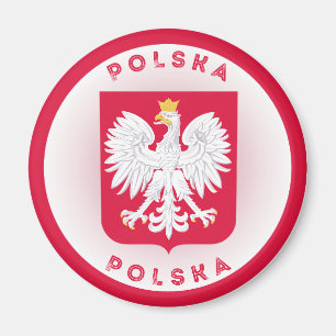 Imã Emblema do Patrimônio da Polônia