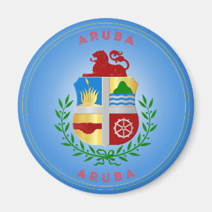 Imã Emblema do Patrimônio de Aruba