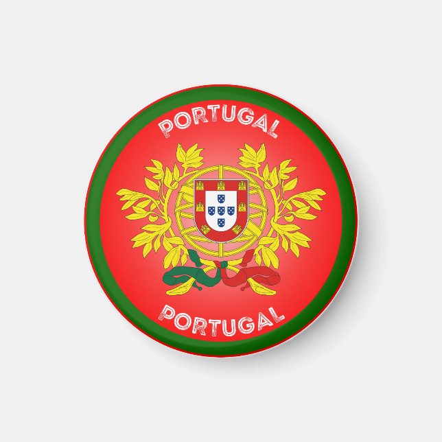 Imã Emblema do Patrimônio de Portugal (Frente)