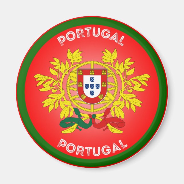 Imã Emblema do Patrimônio de Portugal (Frente)