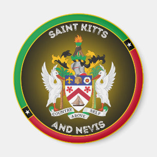 Imã Emblema do Patrimônio de São Cristóvão e Nevis