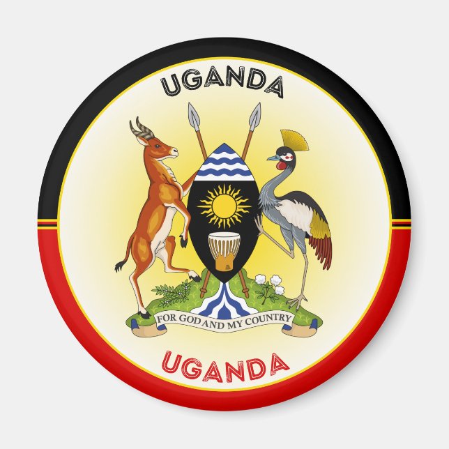 Imã Emblema do Patrimônio de Uganda (Frente)