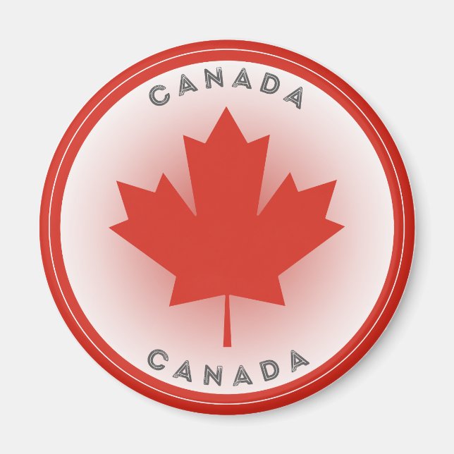 Imã Emblema do Patrimônio do Canadá (Frente)