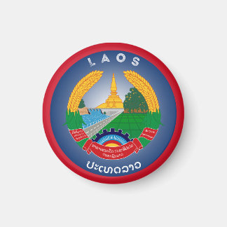 Imã Emblema do Patrimônio do Laos