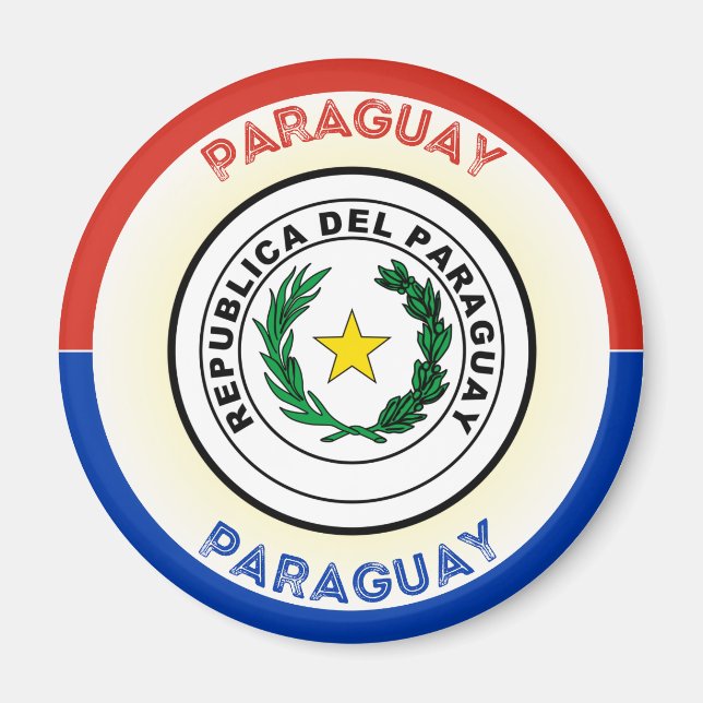Imã Emblema do Patrimônio do Paraguai (Frente)