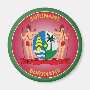 Imã Emblema do Patrimônio do Suriname