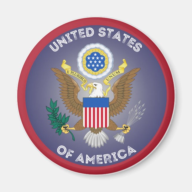 Imã Emblema do Patrimônio dos EUA (Frente)