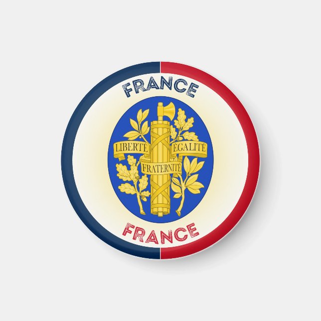 Imã Emblema do Patrimônio Francês (Frente)