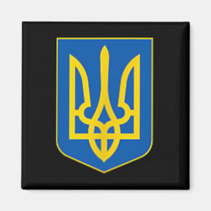 Imã Emblema do Tridente Ucraniano Brasão de Armas Logo