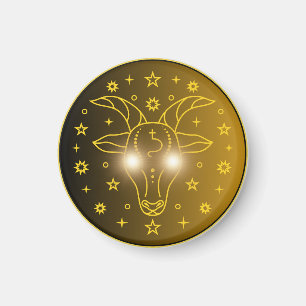 Imã Emblema do Zodíaco de Capricórnio Símbolo Celest