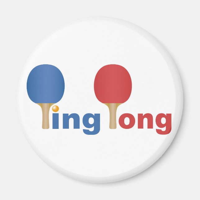 Imã Emblema legal Ping Pong (Frente)
