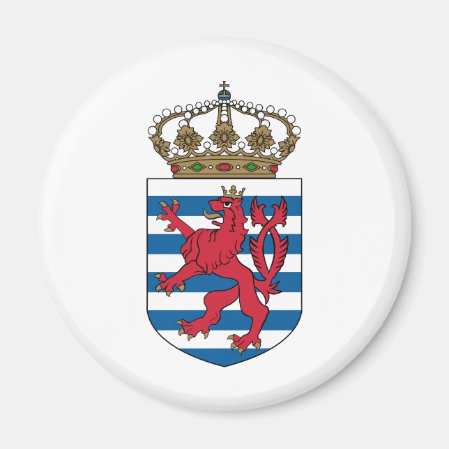 Imã emblema luxemburgo (Frente)