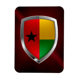 Ímã Emblema Metálico da Guiné-Bissau