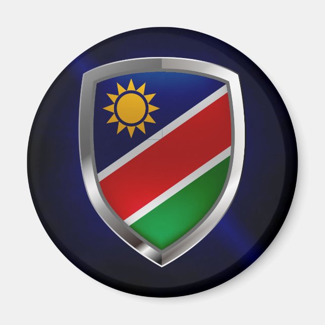Imã Emblema Metálico da Namíbia (Frente)