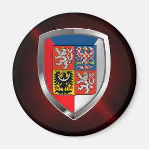 Imã Emblema metálico da república checa