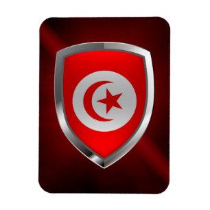 Ímã Emblema Metálico da Tunísia